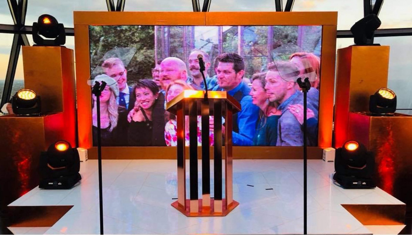 STAGING-STAGE BACKDROPS